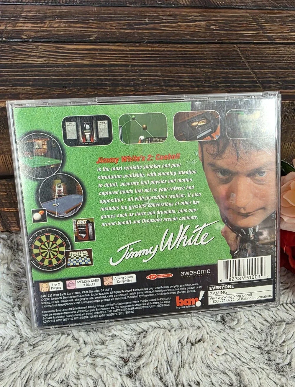 Jimmy White's 2 Cueball PlayStation Game